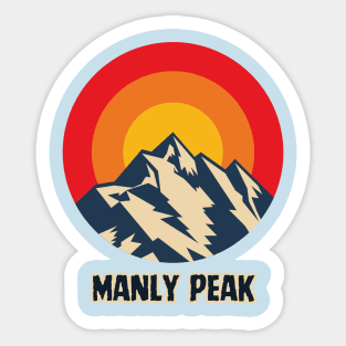 Manly Peak Sticker